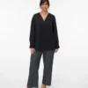 Vmcleo-broek met hoge taille