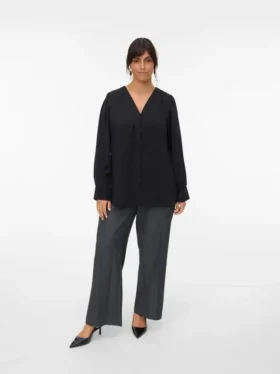 Vmcleo-broek met hoge taille