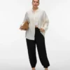 Vmclifina-broek met hoge taille