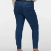 Vmclusia jeans met hoge taille en slanke pasvorm