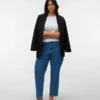 Vmclusia Mom-fit jeans met hoge taille