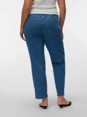 Vmclusia Mom-fit jeans met hoge taille