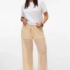 Vmcmaya-broek met middelhoge taille