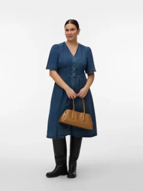 Vmcmelaney midi-jurk