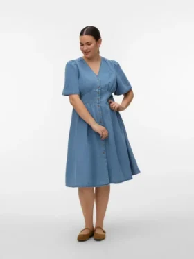 Vmcmelaney midi-jurk