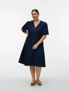 Vmcmelaney midi-jurk
