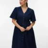 Vmcmelaney midi-jurk
