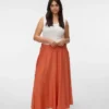 Vmcmira lange rok met middelhoge taille