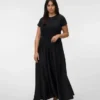Vmcmira lange rok met middelhoge taille