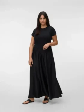 Vmcmira lange rok met middelhoge taille