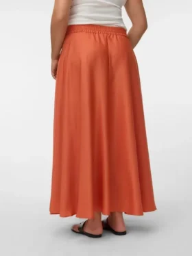 Vmcmira lange rok met middelhoge taille