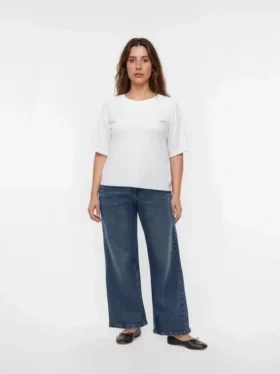 Vmcmira Mid Rise Wide Fit – Cropped Jeans