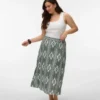 Vmcmymilo midi-rok met hoge taille