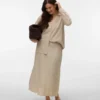 Vmcmymilo midi-rok met hoge taille
