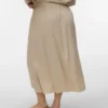 Vmcmymilo midi-rok met hoge taille