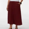 Vmcmymilo midi-rok met hoge taille