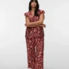 Vmcnellie-broek met hoge taille