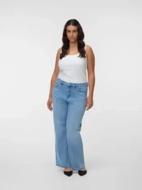 Vmcolivia High Rise Straight Fit-Jeans