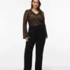 Vmcotea-broek met hoge taille