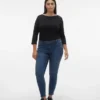 Vmcsela Mid Rise Slim Fit-Jeans