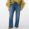 Vmcstellastretch-Jeans met middelhoge taille en wijde pijpen