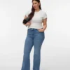 Vmctanna High Rise Flared Fit-Jeans
