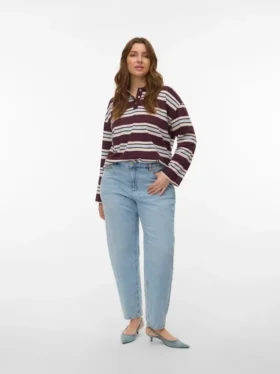 Vmctessa High Rise Mom Fit-Jeans