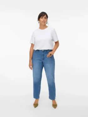 Vmctessa High Rise Mom Fit-Jeans