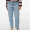 Vmctessa High Rise Mom Fit-Jeans