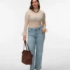 Vmctessa High Rise Straight Fit-Jeans