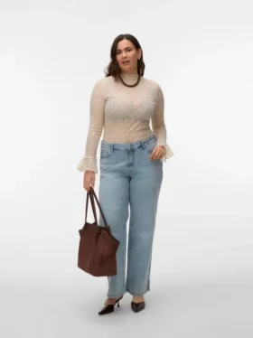 Vmctessa High Rise Straight Fit-Jeans