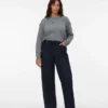 Vmctessa-Jeans met hoge taille en wijde pijpen