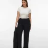 Vmctessa-Jeans met hoge taille en wijde pijpen