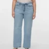 Vmctessa-Jeans met hoge taille en wijde pijpen