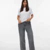 Vmctessa-Jeans met hoge taille en wijde pijpen