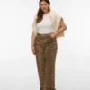 Vmctessa-Jeans met hoge taille en wijde pijpen