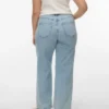 Vmctessa-Jeans met hoge taille en wijde pijpen