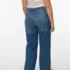 Vmctessa-Jeans met hoge taille en wijde pijpen