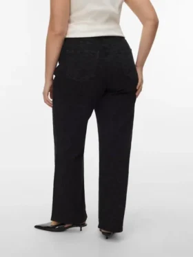 Vmctessa-Jeans met hoge taille en wijde pijpen