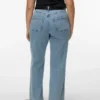 Vmctessa-Jeans met hoge taille en wijde pijpen