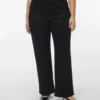 Vmctessa-Jeans met hoge taille en wijde pijpen