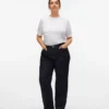 Vmctessa-Jeans met hoge taille en wijde pijpen