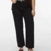 Vmctessa-Jeans met hoge taille en wijde pijpen