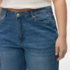 Vmctessa-Jeans met hoge taille en wijde pijpen