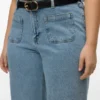 Vmctessa-Jeans met hoge taille en wijde pijpen