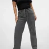Vmctessa-Jeans met hoge taille en wijde pijpen