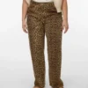 Vmctessa-Jeans met hoge taille en wijde pijpen