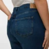 Vmctessa-Jeans met hoge taille en wijde pijpen