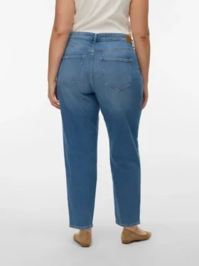 Vmctessa-Stretch High Rise Mom Fit-Jeans