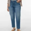 Vmctessa-Stretch High Rise Mom Fit-Jeans